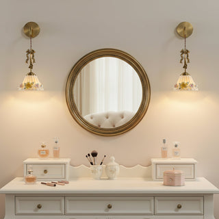 Chloe French Country Floral Wall Sconce