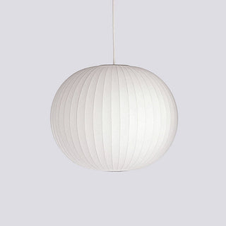 Luna Mulberry Silk Oval Pendant Light