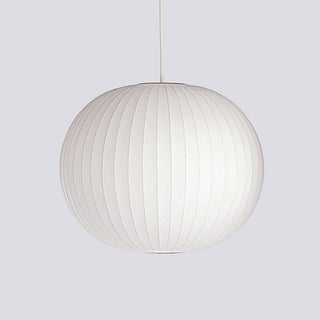 Luna Mulberry Silk Oval Pendant Light