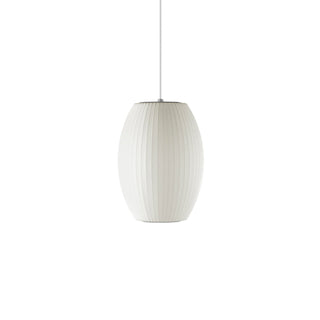 Luna Mulberry Silk Oval Pendant Light