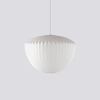 Luna Mulberry Silk Oval Pendant Light
