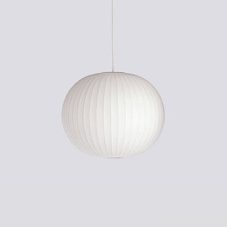 Luna Mulberry Silk Oval Pendant Light