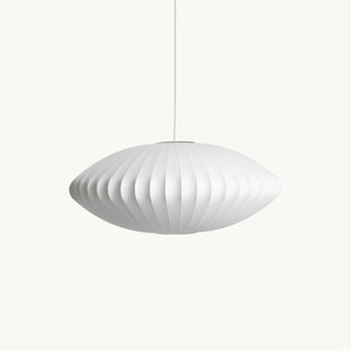 Luna Mulberry Silk Oval Pendant Light