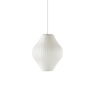 Luna Mulberry Silk Oval Pendant Light
