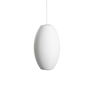 Luna Mulberry Silk Oval Pendant Light