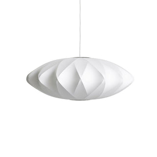 Luna Mulberry Silk Oval Pendant Light