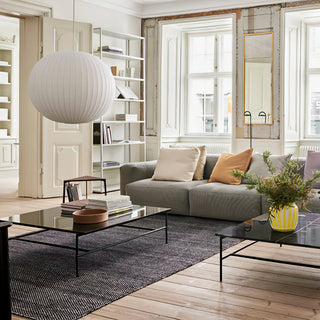 Luna Mulberry Silk Oval Pendant Light