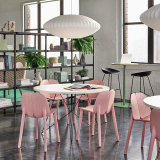 Luna Mulberry Silk Oval Pendant Light