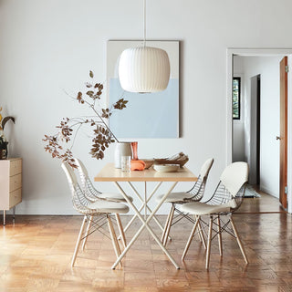 Luna Mulberry Silk Oval Pendant Light