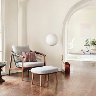 Luna Mulberry Silk Oval Pendant Light