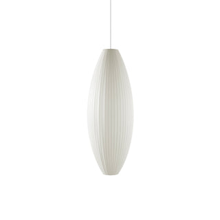 Luna Mulberry Silk Oval Pendant Light