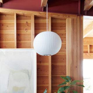 Luna Mulberry Silk Oval Pendant Light