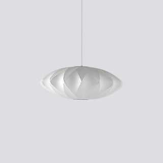 Luna Mulberry Silk Oval Pendant Light