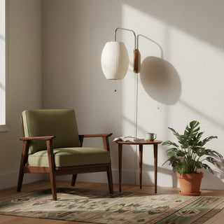 Kai Rattan-Effect Fabric Wall Sconce
