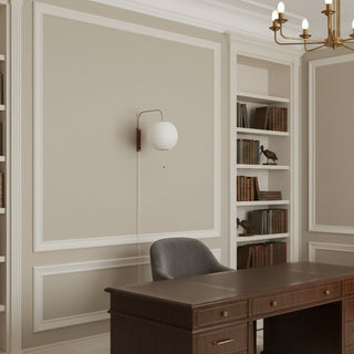 Kai Rattan-Effect Fabric Wall Sconce