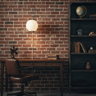 Kai Rattan-Effect Fabric Wall Sconce