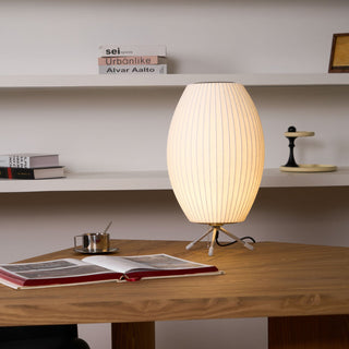 Nova Ribbed Tripod Table Lamp