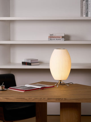 Nova Ribbed Tripod Table Lamp