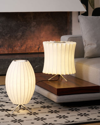 Nova Ribbed Tripod Table Lamp
