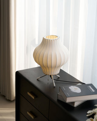 Nova Ribbed Tripod Table Lamp