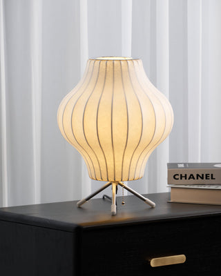 Nova Ribbed Tripod Table Lamp