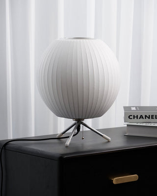 Nova Ribbed Tripod Table Lamp