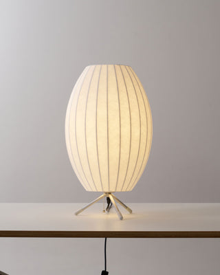 Nova Ribbed Tripod Table Lamp
