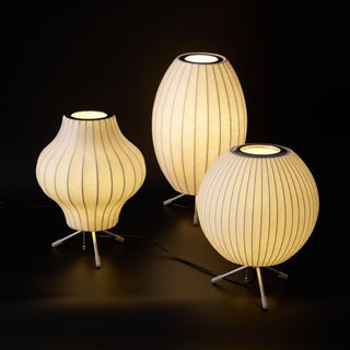 Nova Ribbed Tripod Table Lamp