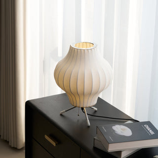 Nova Ribbed Tripod Table Lamp