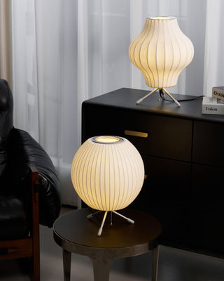 Nova Ribbed Tripod Table Lamp