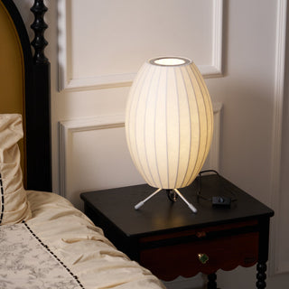 Nova Ribbed Tripod Table Lamp