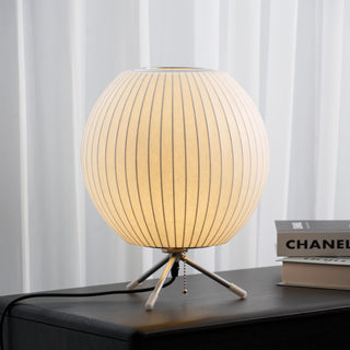 Nova Ribbed Tripod Table Lamp