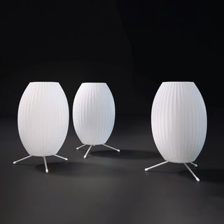 Nova Ribbed Tripod Table Lamp