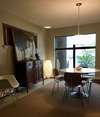 Nova Ribbed Tripod Table Lamp