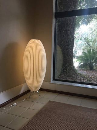 Nova Ribbed Tripod Table Lamp