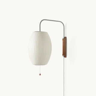 Kai Rattan-Effect Fabric Wall Sconce
