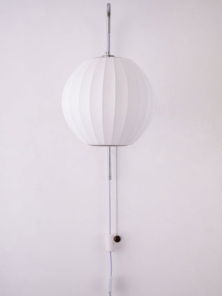 Kai Rattan-Effect Fabric Wall Sconce