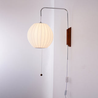 Kai Rattan-Effect Fabric Wall Sconce