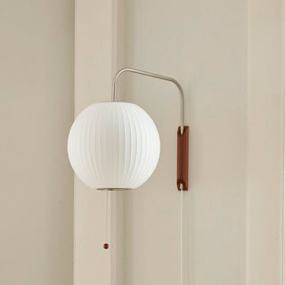 Kai Rattan-Effect Fabric Wall Sconce