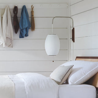 Kai Rattan-Effect Fabric Wall Sconce