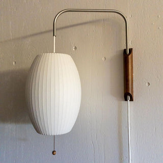 Kai Rattan-Effect Fabric Wall Sconce