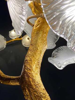 Nenufar Horizontal Natural Glass Chandelier