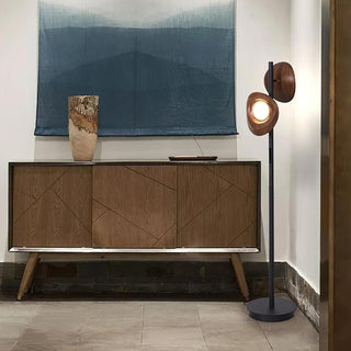 Hatch Contemporary Wood Floor Lamp