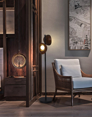 Hatch Contemporary Wood Floor Lamp