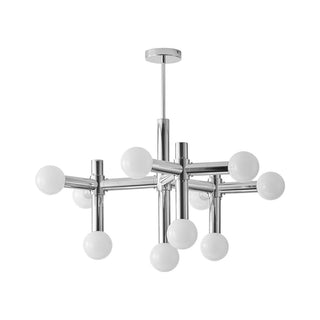 Network Sculptural Metal Chandelier