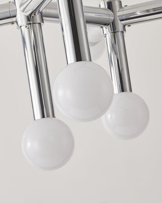 Network Sculptural Metal Chandelier