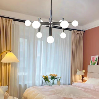 Network Sculptural Metal Chandelier
