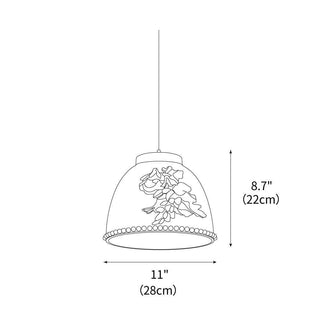 New Orleans Minimalist Resin Pendant Light