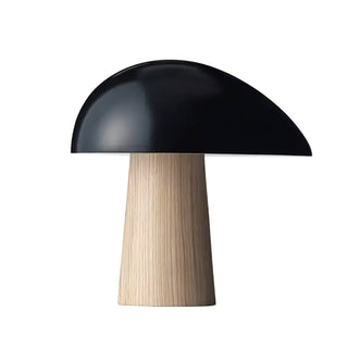 Knight Modern Metal & Wood Table Lamp
