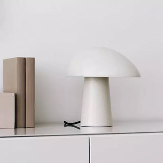 Knight Modern Metal & Wood Table Lamp